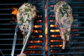 Pinza de comida Barbacoa larga para parrillas de barbacoa al aire libre 