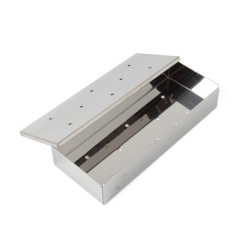 caja de fumador de astillas de madera