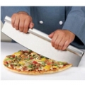 Cuchillo de Pizza mango de madera de cerámica de la parrilla 