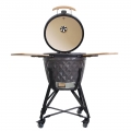 Parrilla para barbacoa Kamado con superficie de diamante de 21 pulgadas 
